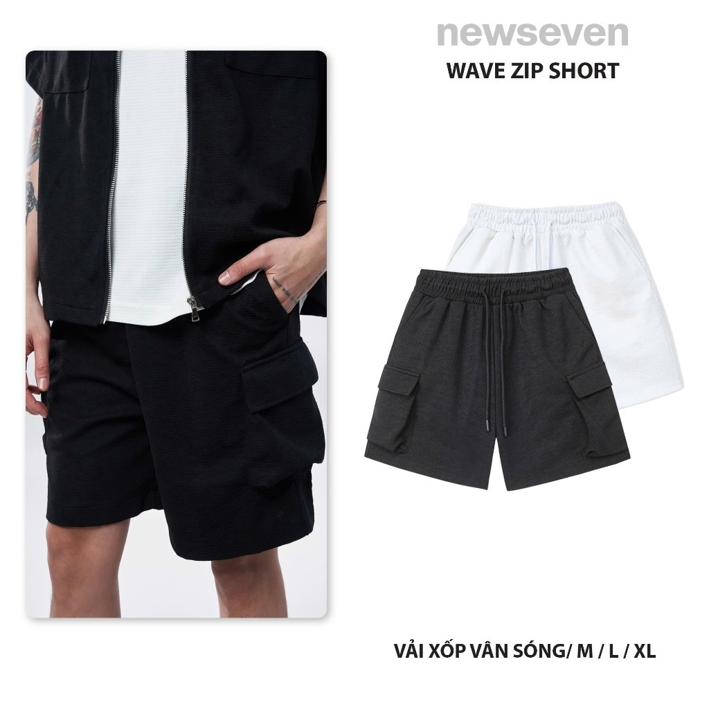 Quần Short Túi Hộp NEW.SEVEN Wave Short QS.345