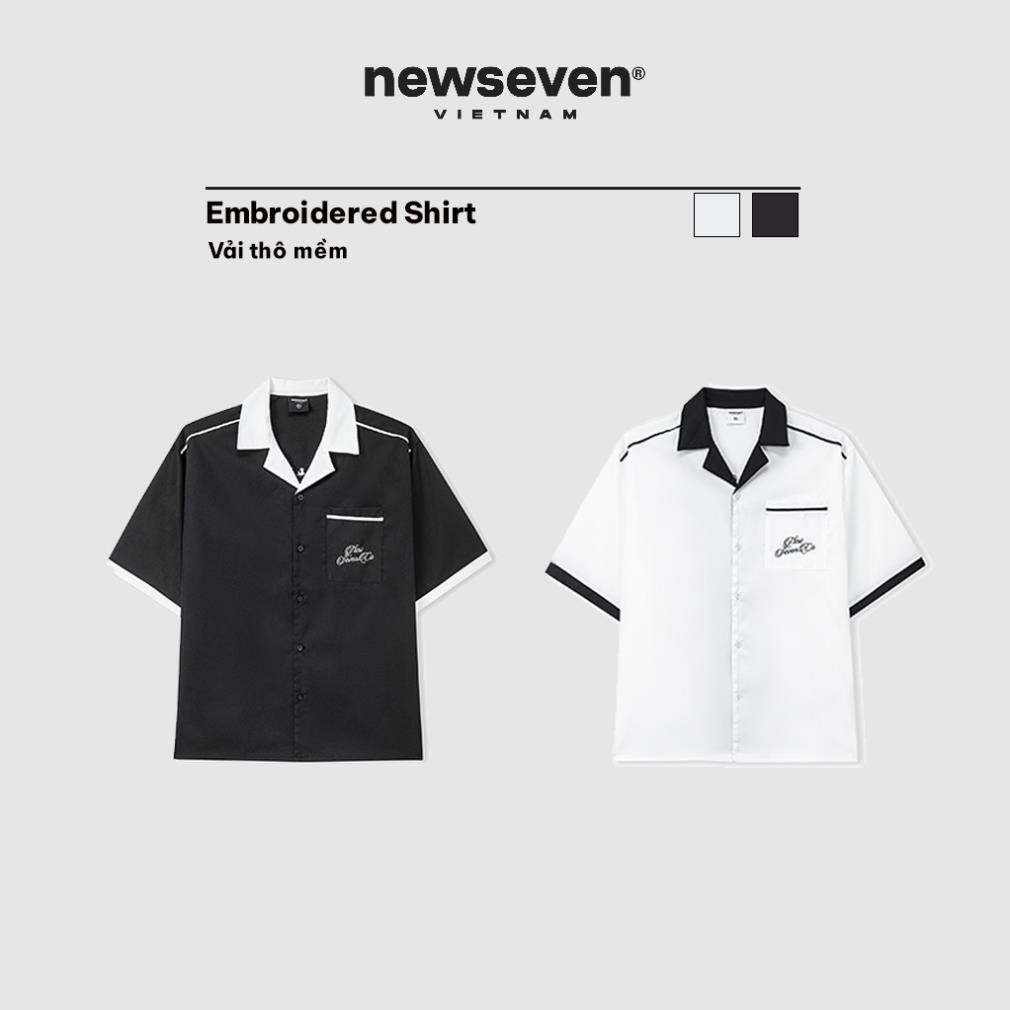 Áo Sơ Mi Thêu NEW.SEVEN Embroidered Shirt SM.333