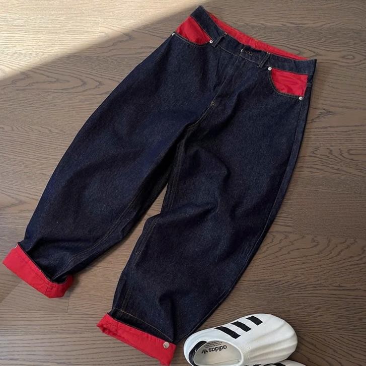 Quần Jeans Ống Rộng Phối Túi NEW.SEVEN NQD.435