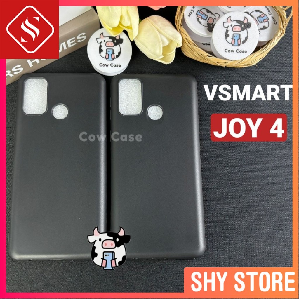 Ốp lưng Vsmart Joy 4 silicon dẻo đen ShyStore | Vỏ lưng điện thoại Vinsmart