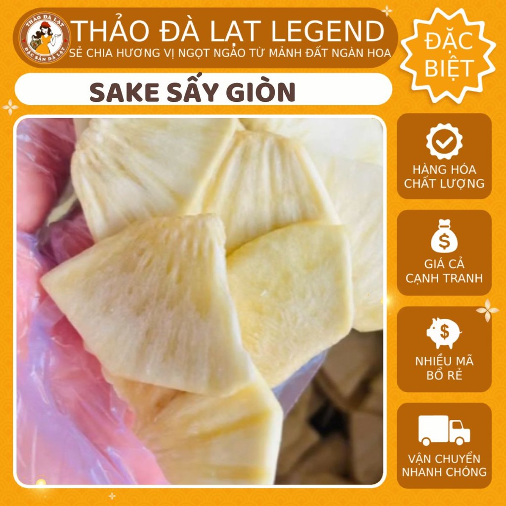 (ĂN CHAY LÔI CUỐN) SAKE SẤY GIÒN BÉO, BÙI, GIÒN RỤM, NGON THƠM TỰ NHIÊN - THẢO ĐÀ LẠT LEGEND