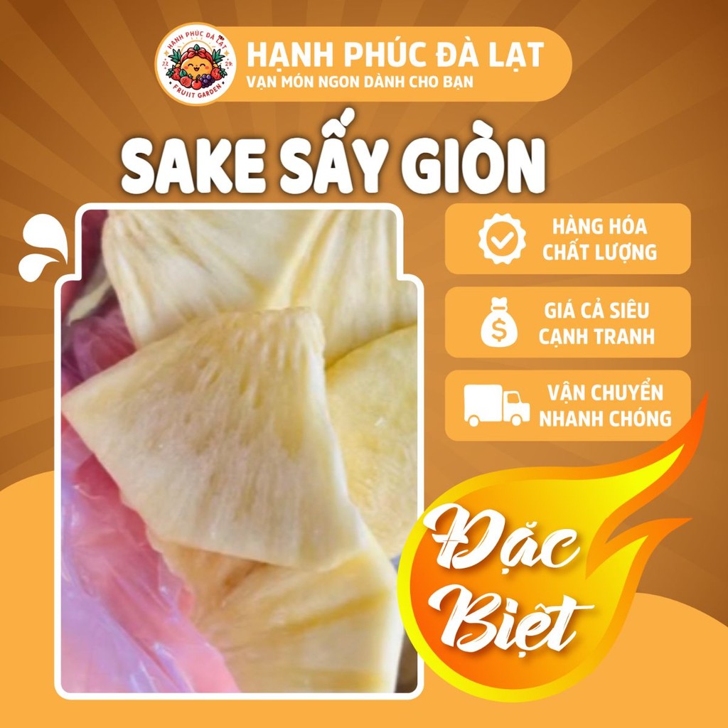 (ĂN CHAY LÔI CUỐN) SAKE SẤY GIÒN BÉO, BÙI, GIÒN RỤM, NGON THƠM TỰ NHIÊN - HẠNH PHÚC ĐÀ LẠT