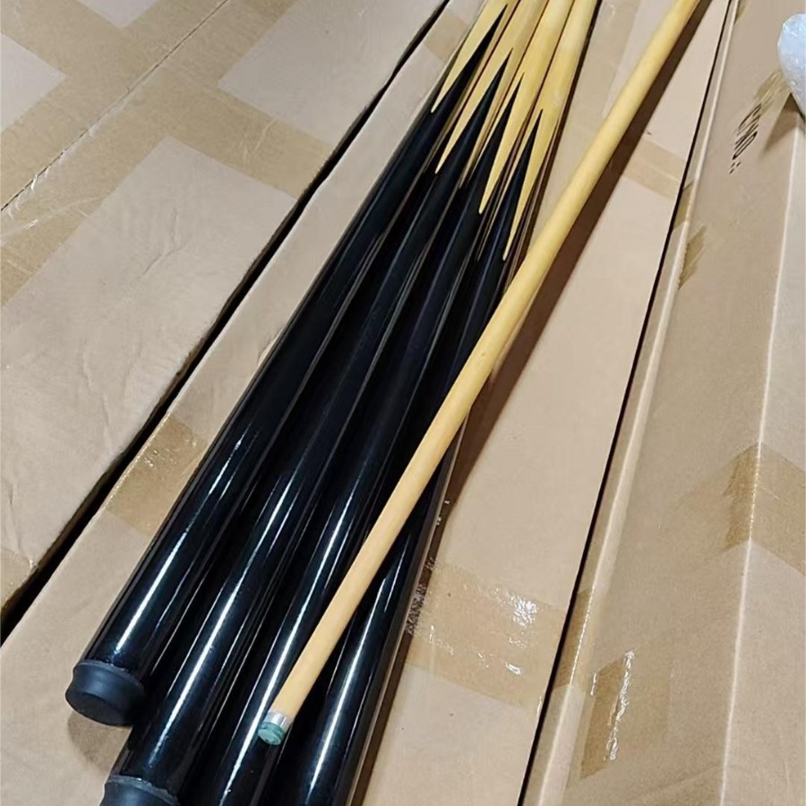 Billiard Cue Chinese Style Cue Large Head Training Special White Wax Wood Billiard Cue Private Cue