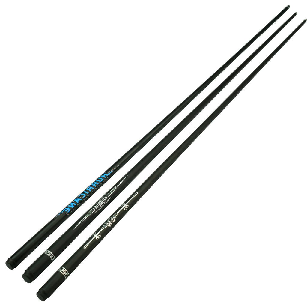 Black Technology Carbon Fiber Small Tip Billiard Cue One-Piece Carbon Fiber Pool Cue Through-Pole Ni