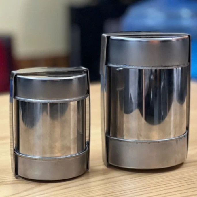 Dụng Cụ Làm Giò Inox – Khuôn Ép Giò Chả Hình Trụ – Size 500g / 1000g