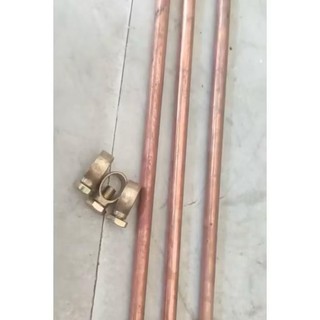 Cọc tiếp địa mạ đồng phi 14 dài 1m8