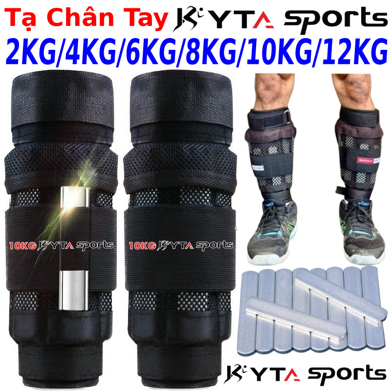 [KYTA SPORTS] Tạ chân 4kg, Tạ tay 4kg phiên bản 5.0 - Tạ tập gym cao cấp dành cho dân chuyên, yoga, 