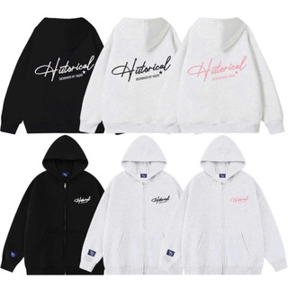  Áo Khoác Nỉ Nam Nữ  Hoodie Zip Nỉ  NQ30 HISTORICAL Dày Dặn  Form Boxy Form Rộng Nam Nữ Unisex mã trend 2026 