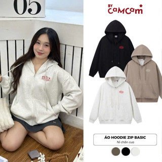  Áo Khoác Nỉ Nam Nữ  Hoodie Zip Nam Nữ Bycamcam Basic Vải 2 Da Chống Nắng Tốt Form Rộng Nam Nữ Bycamcam 