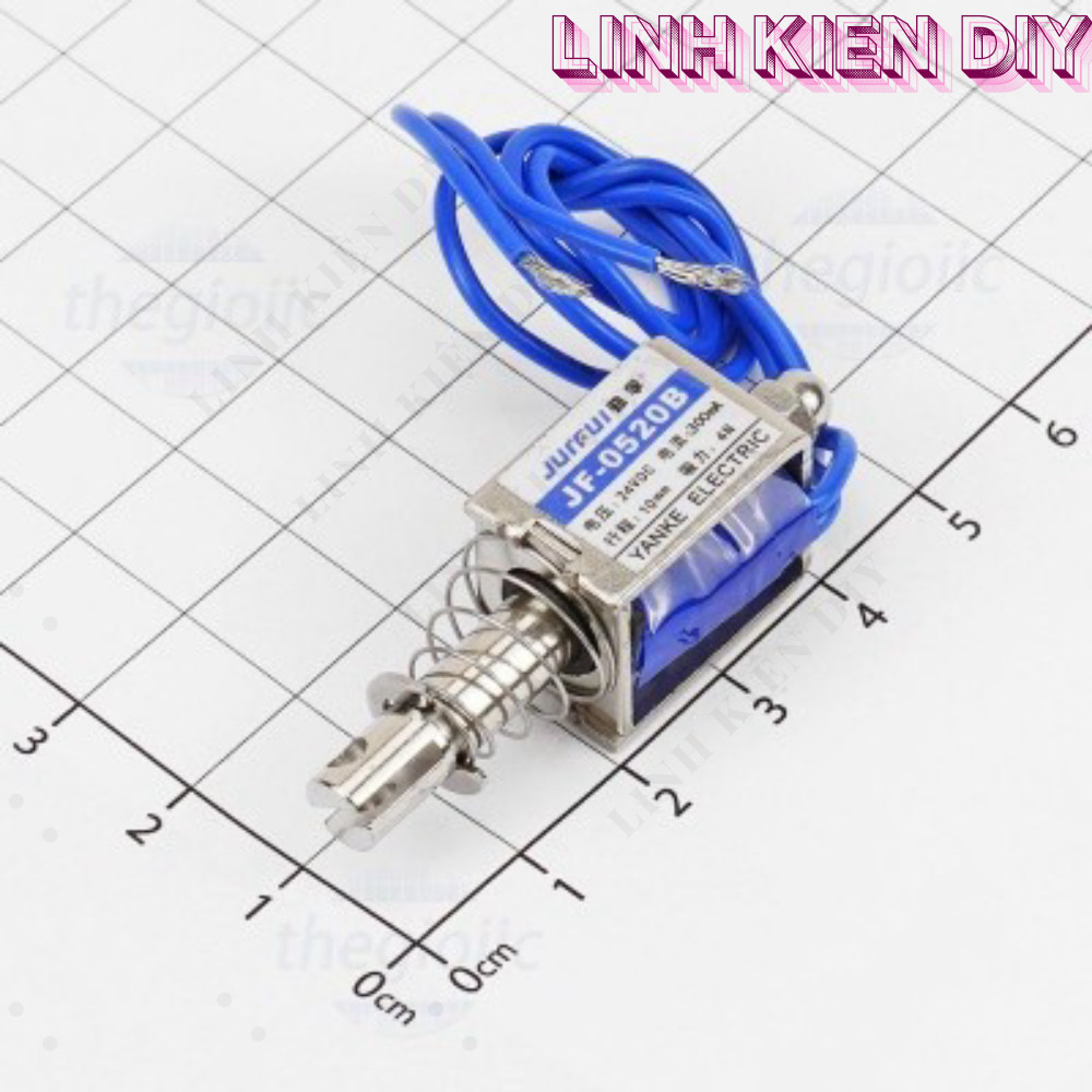 JF-0520B Khóa Chốt Điện 24VDC 300mA Linh Kiện DIY