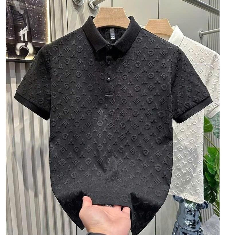 Áo thun nam có cổ boy phố polo nam tay ngắn