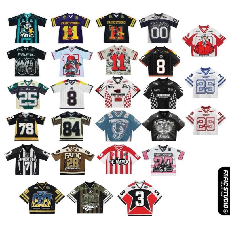 Áo thun FAFIC mascot Jersey Ngắn Tay 11 Jersey vải mè lưới xịn mặc thoáng mát FAFIC STUDIO
