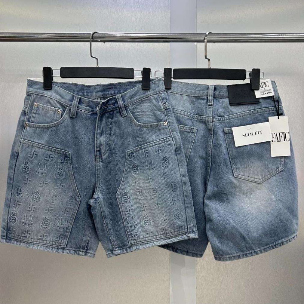 Quần short Fafic dập nổi quần short dành cho nam Fafic Studio