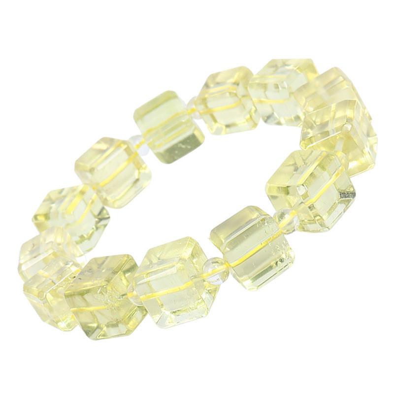 Libyan Meteorite Natural Raw Stone Bracelet Gold Glass Cosmic Cube Original Couple Yellow Meteorite 