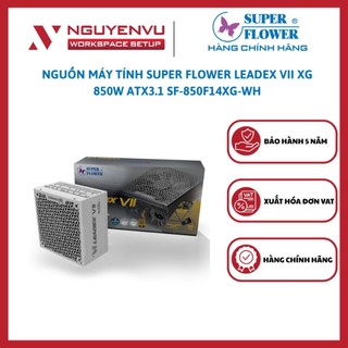 Nguồn máy tính Super Flower LEADEX VII XG 850W ATX3.1 SF-850F14XG-WH - Hàng Chính Hãng