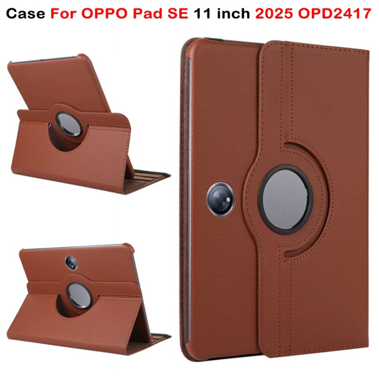 Dành Cho OPPO Pad SE 11 inch 2025 OPD2417 Da PU Chất Lượng Cao Chống Sốc Đứng Lật OPPO Pad SE 11 "Th