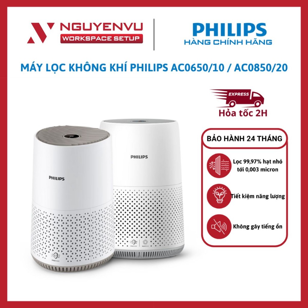 [KHO HN - HCM] Máy Lọc Không Khí PHILIPS AC0650/10 / AC0850/20 - Hàng chính hãng