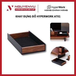 Khay đựng đồ HyperWork AT01 - Phụ kiện Chứa các vật dụng gọn gàng sang trọng - Hàng Chính Hãng