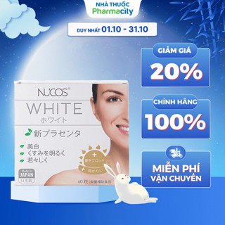 Viên uống Nucos hỗ trợ sáng da dành cho nữ White (Hộp 60 viên)