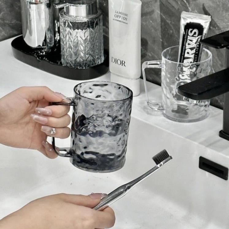 Cốc Uống Nước Đánh Răng Đa Năng Vân Pha Lê Nổi 3D Hiện Đại - Ly Đánh Răng cao cấp | BigBuy360 - bigbuy360.vn