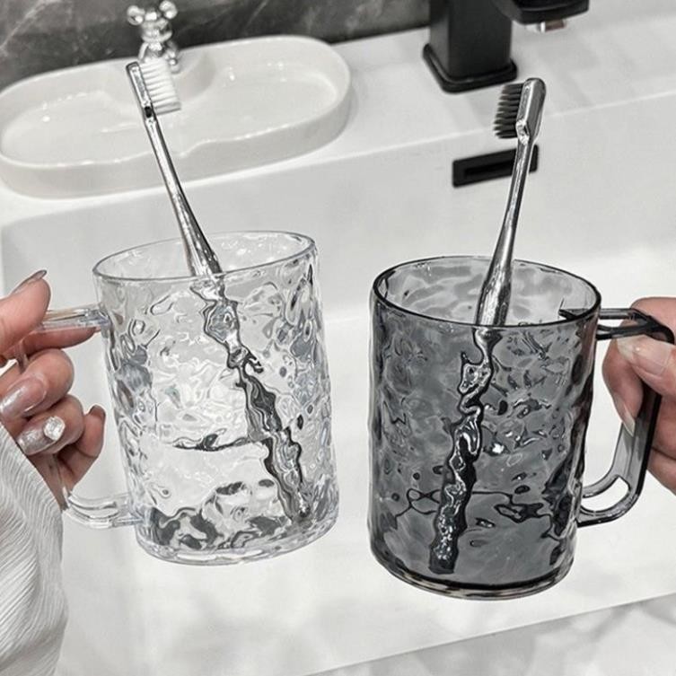 Cốc Uống Nước Đánh Răng Đa Năng Vân Pha Lê Nổi 3D Hiện Đại - Ly Đánh Răng cao cấp | BigBuy360 - bigbuy360.vn