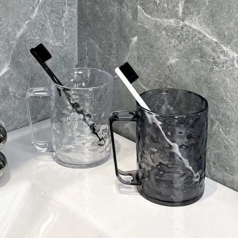Cốc Uống Nước Đánh Răng Đa Năng Vân Pha Lê Nổi 3D Hiện Đại - Ly Đánh Răng cao cấp | BigBuy360 - bigbuy360.vn