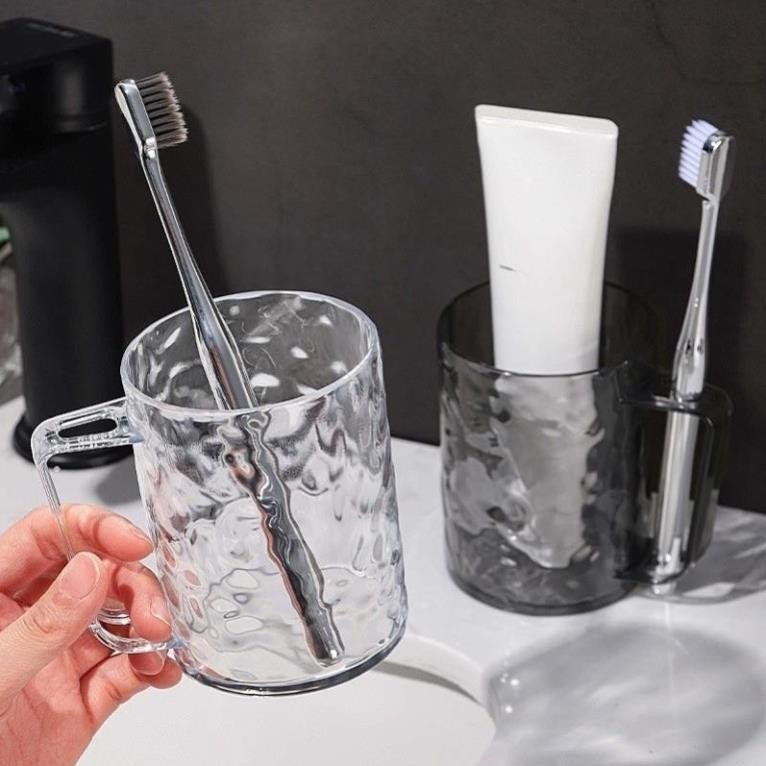 Cốc Uống Nước Đánh Răng Đa Năng Vân Pha Lê Nổi 3D Hiện Đại - Ly Đánh Răng cao cấp | BigBuy360 - bigbuy360.vn