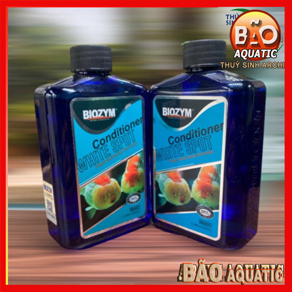 WHITE SPOT BIOZYM chuyên Xử lý nấm đốm trắng Biozym Conditioner White Spot
