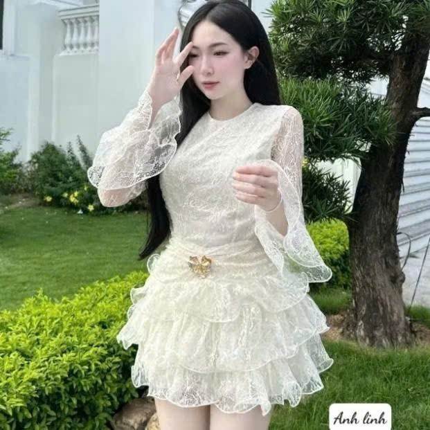 set váy tiểu thư,set váy nữ xinh set váy hai dây mix áo khoác 921(Z1)