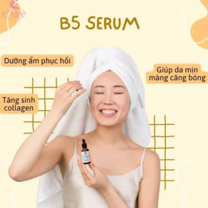 (MUA 1 TẶNG 1 NƯỚC HOA)Vitamin Serum Hydro B5 NINE9 Phục Hồi Da, Cấp Ẩm Cho Da, Chống Lão Hoá Da 30m