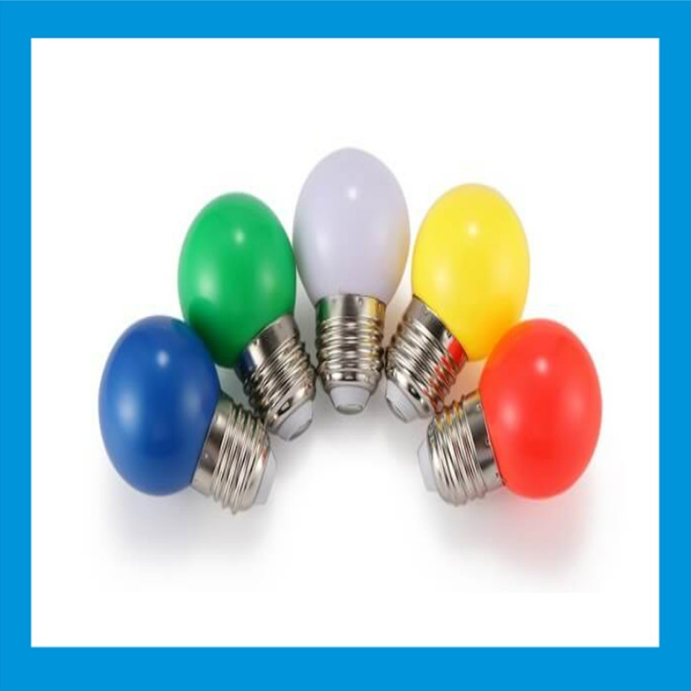 Leb bulb trang trí đui E27 Nanoco màu trắng/vàng/cam/đỏ/xanh dương/xanh lục/hồng/tím NLB 02W-02Y-02O