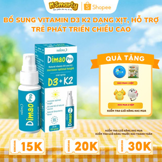 [M'SMARTY] Dimao Pro Oral Spray D3 K2 - Bổ Sung Vitamin D3 K2 Dạng Xịt, Hỗ Trợ Trẻ Phát Triển Chiều Cao (Hộp 25ml)