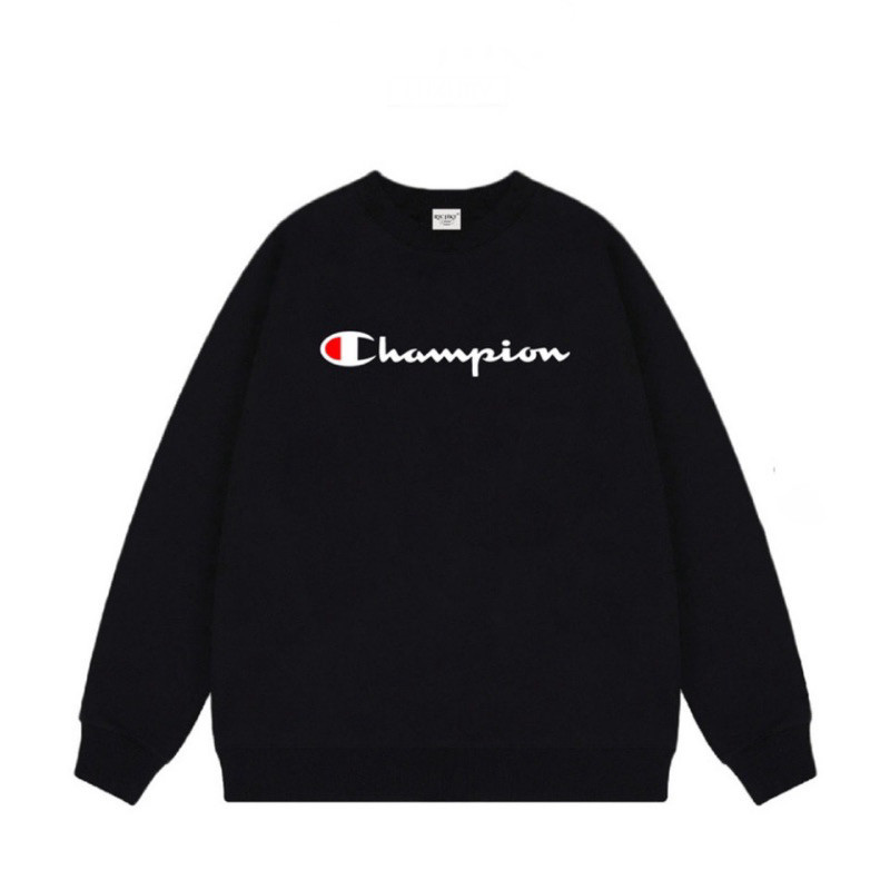 Áo Sweater Champion Nam Nữ, Áo Nỉ Cotton Form Rộng Basic Trẻ Trung Cá Tính Mới Nhất ut