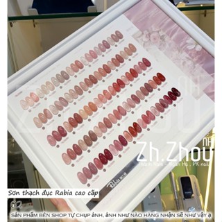 Sơn Thạch Rabia  35 màu kèm bảng màu 2026 sơn thạch đục rabia 60 màu  thạch đục che khuyết điểm 