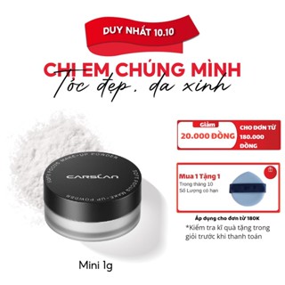 Phấn phủ kiềm dầu CARSLAN chống nước ngăn bóng dầu lâu trôi 1g