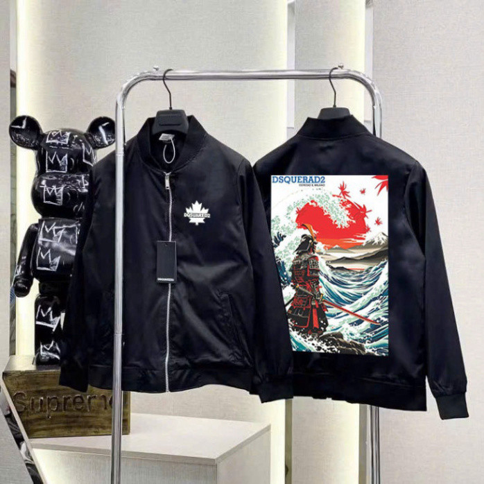 Áo khoác gió Dsq kiếm sĩ mặt trăng -  Áo Gió DSQ full mẫu in hình lưng hottrrend 2025 Boy PHố