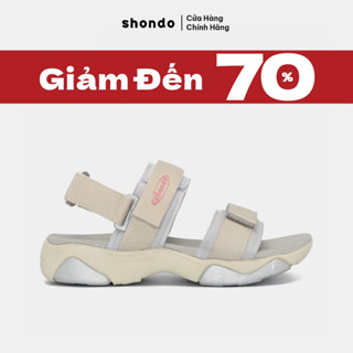 Sandal Nữ Shondo Grily Quai Thun Màu Be GIM2520