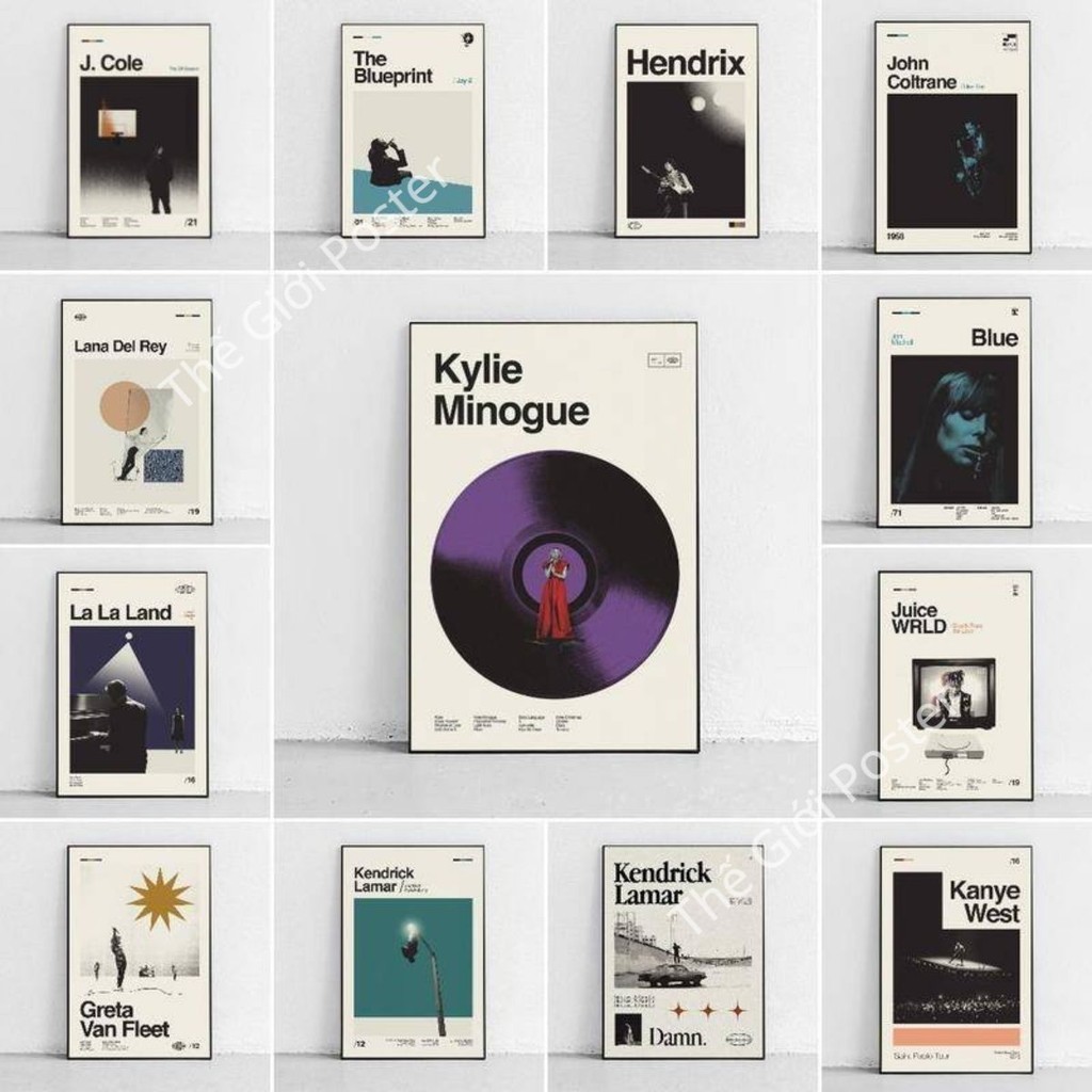 [86] Poster âm nhạc Kylie Minogue Kendrick Lamar - Áp phích bìa album Good kid m.A.d. dán tường