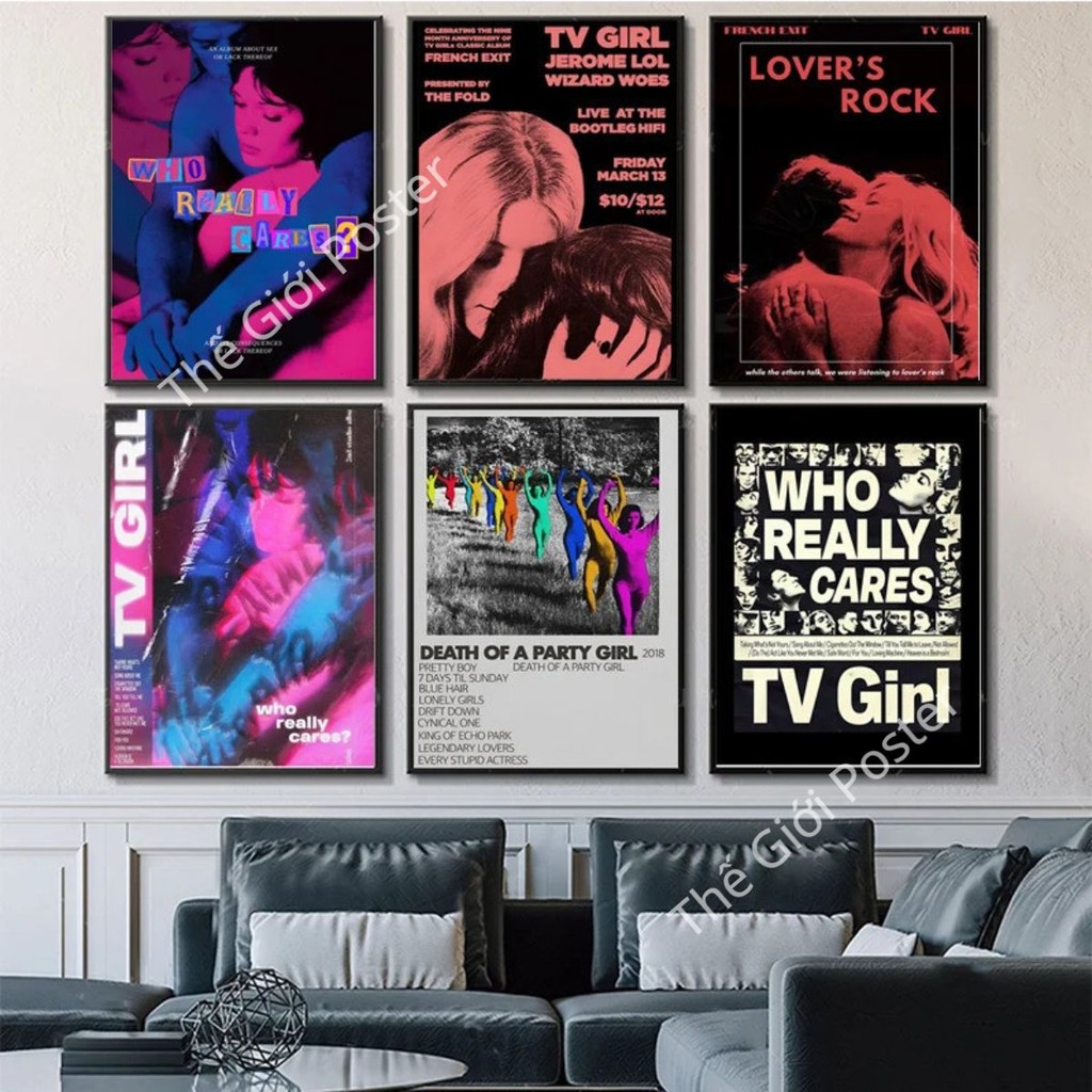 [149] Áp phích dán tường album ban nhạc TV Girl - Tranh dán tường, poster decor nhà cứa Indie