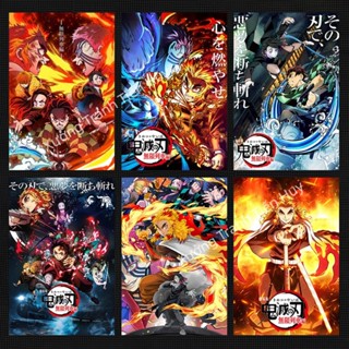 Poster dán tường anime Thanh Gươm Diệt Quỷ - Áp phích Kimetsu no Yaiba Vô Hạn Thành 2025