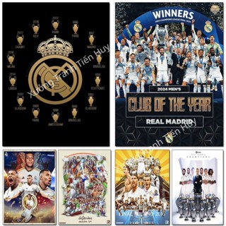 (X26) Poster Cầu Thủ Bóng Đá Real Madrid Dán Tường Cực Đẹp - Poster, Áp phích dán tường CLB Real