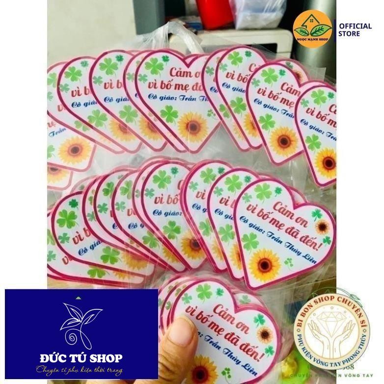 48 TEM TREO( DÁN) BÌNH NƯỚC + Tặng dây treo chai nước (BI BON SHOP)