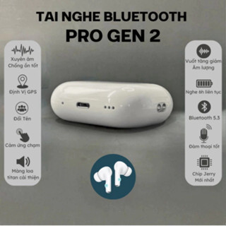 Tai Nghe Không Dây Bluetooth Pro 2 Bass Căng Chống Ồn Định Vị Google Map Đổi Tên Cảm Ứng Bảo Hành 24 Tháng