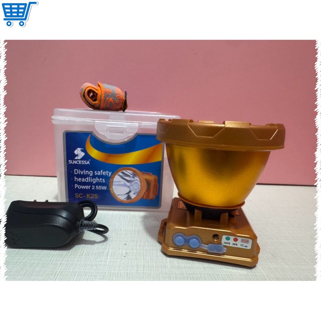 Đèn pin đội đầu, đèn pin chống nước K25(GIÁ TỐT)