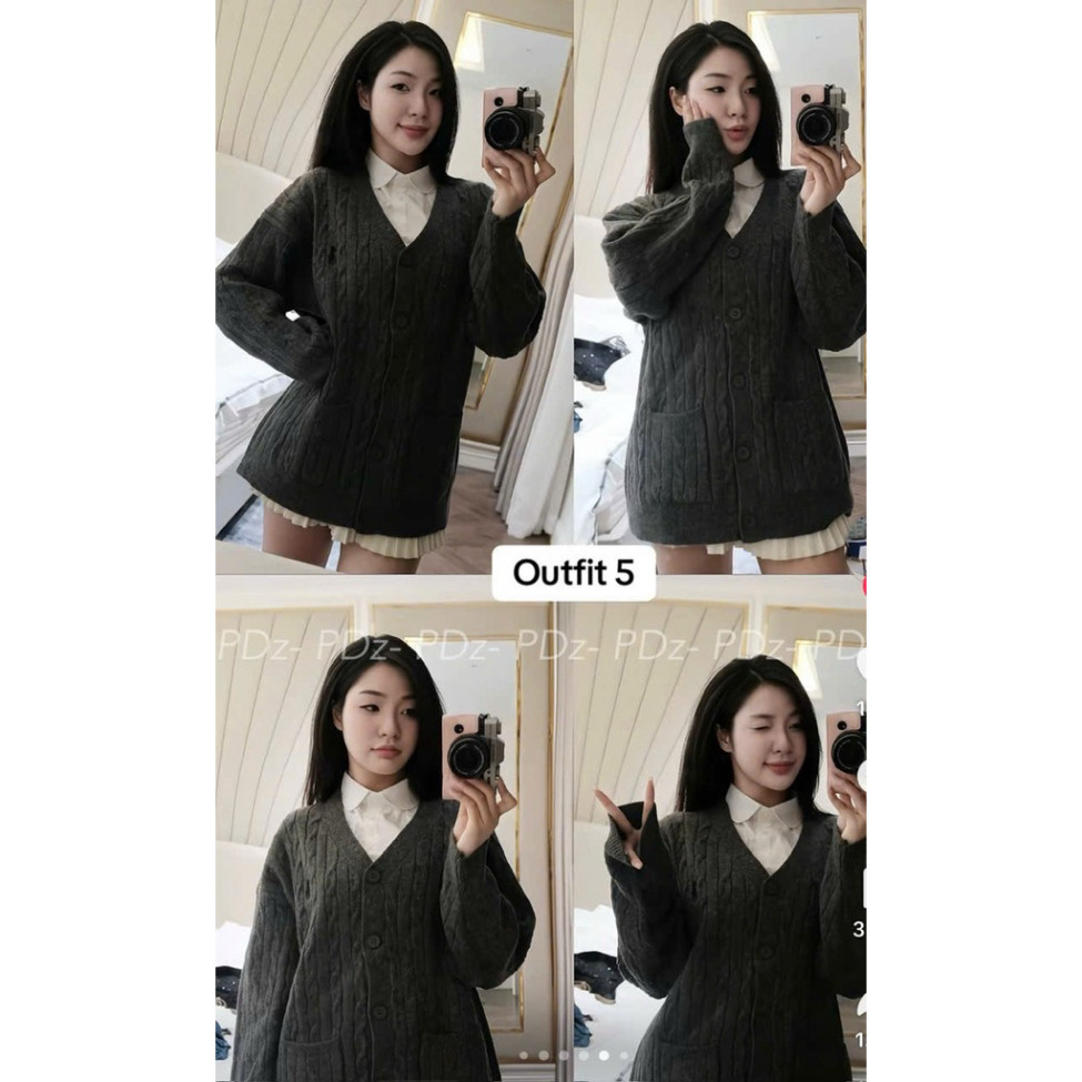 Áo Cardigan Len Nam Nữ Chất LEN VẶN THỪNG LOGO Thêu Ngựa FORM THỤNG Style Hàn Quốc NEW 2026 | BigBuy360 - bigbuy360.vn