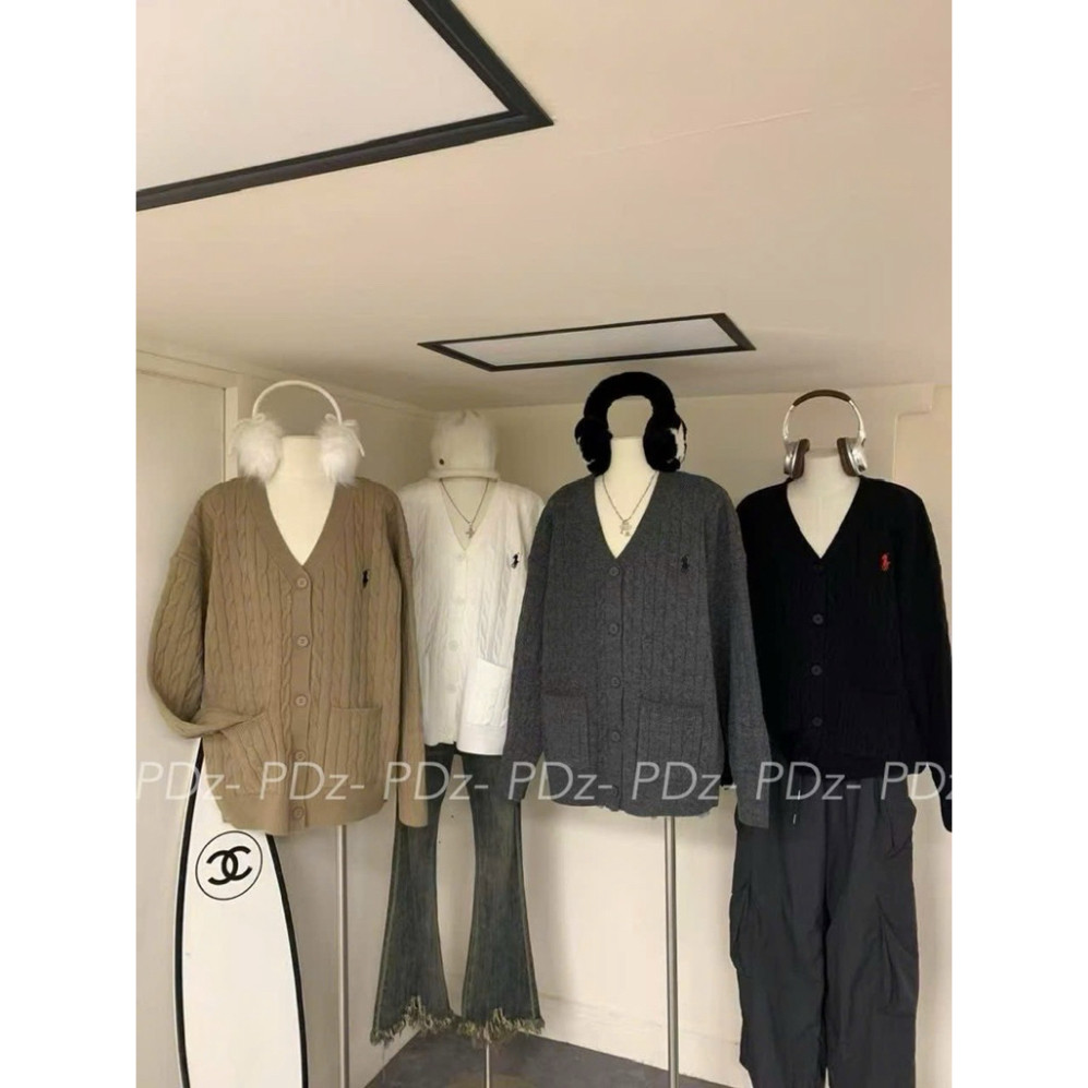 Áo Cardigan Len Nam Nữ Chất LEN VẶN THỪNG LOGO Thêu Ngựa FORM THỤNG Style Hàn Quốc NEW 2026 | BigBuy360 - bigbuy360.vn