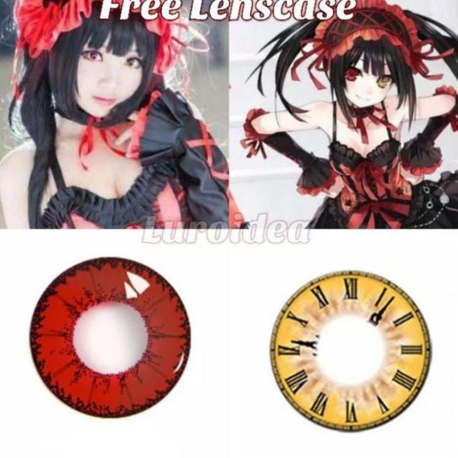 [Sẵn] Lens cosplay Kurumi - Bán lẻ chiếc đồng hồ [Miu Cosplay]