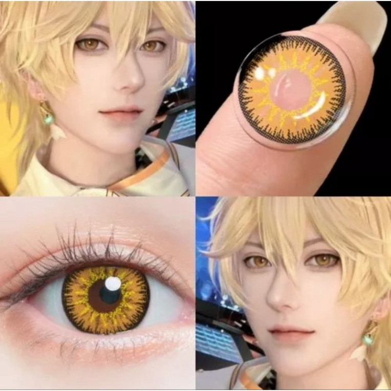 [Sẵn] Lens cosplay mã Icesnow: Nilou/Keqing/Aether/Krul/Tomoe/Deku xinh xắn - Kính áp tròng [Miu Cos