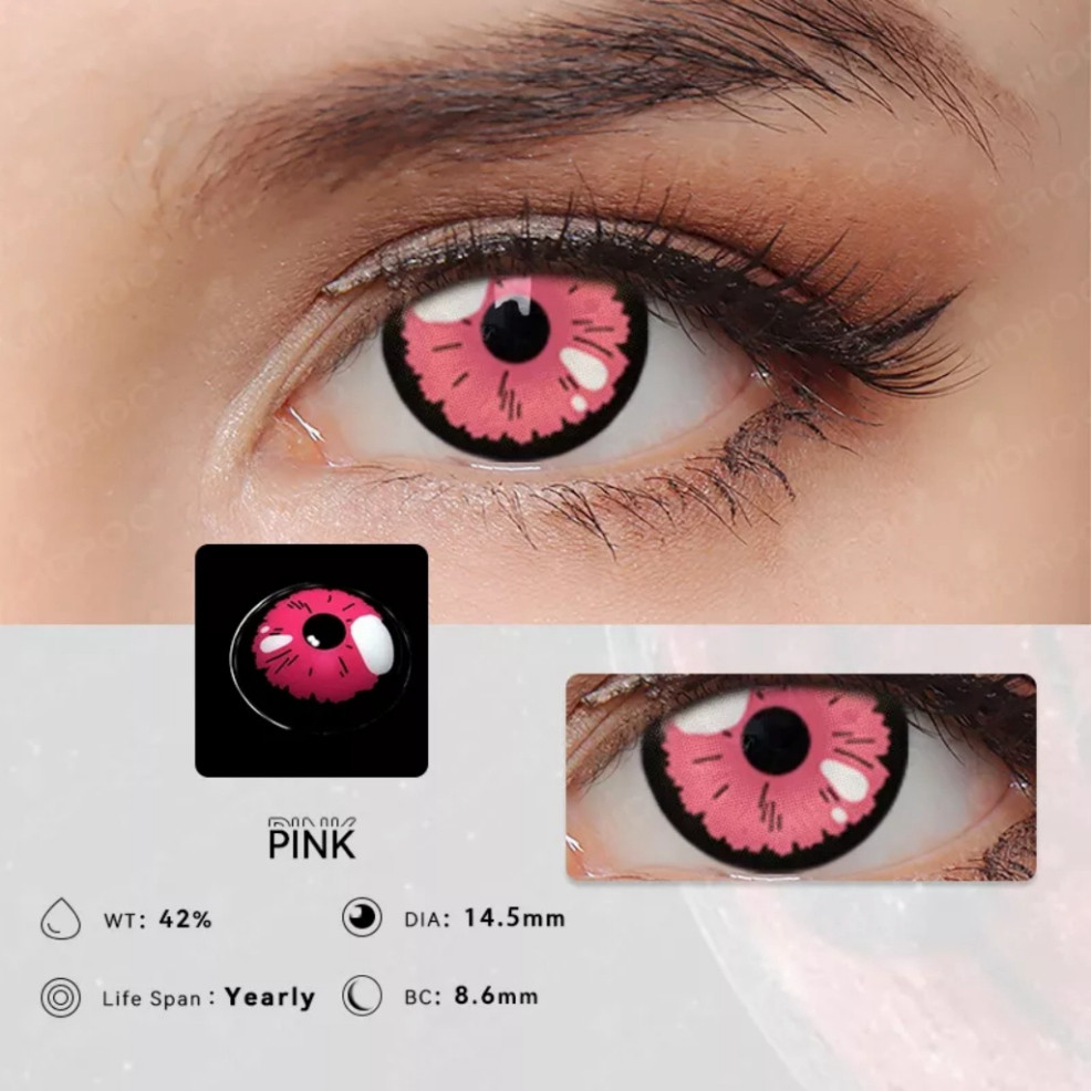 [Sẵn] Lens cosplay Hoshino Ai nhiều màu đẹp lên rõ - Kính áp tròng mã Pi [Miu Copslay]