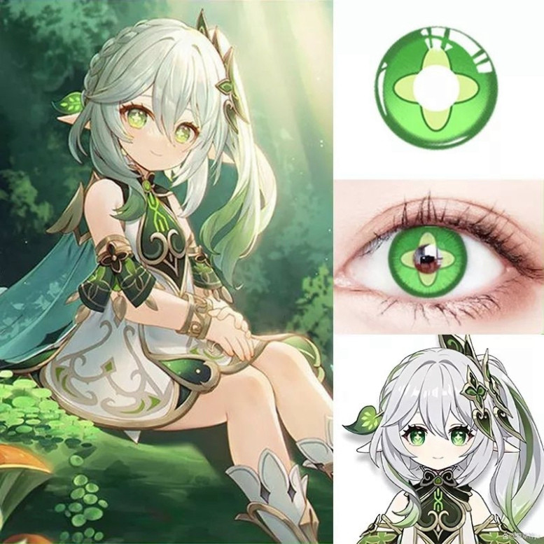 [Sẵn] Lens cosplay Nahida - Genshin Impact - Kính áp tròng [Miu Cosplay]